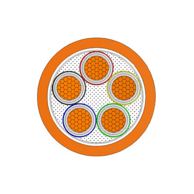 สายไฟกันไฟแบบยืดหยุ่นสำหรับแรงดันไฟฟ้า 0.6/1kV