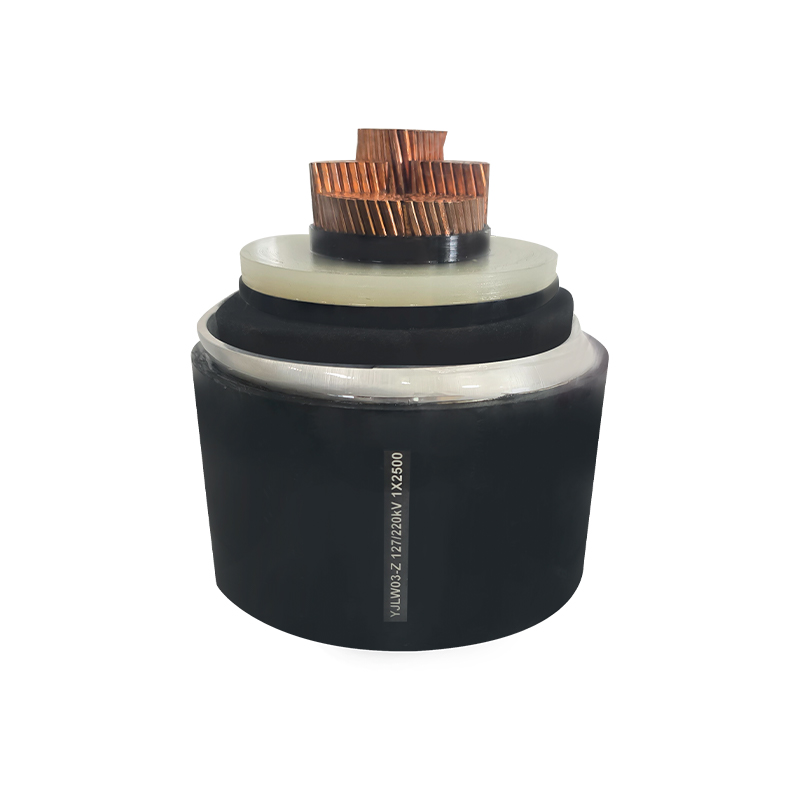 ปลอกอลูมิเนียมลูกฟูกสายเคเบิลฉนวน XLPE สำหรับแรงดันไฟฟ้าพิกัด 290 / 500kV